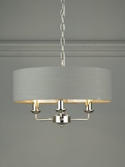 Laura Ashley Charcoal Sorrento Ceiling Light - Image 1 of 5