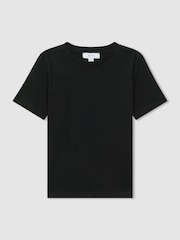 Reiss Black Bless 9-13 yrs Crew Neck T-Shirt - Image 2 of 4