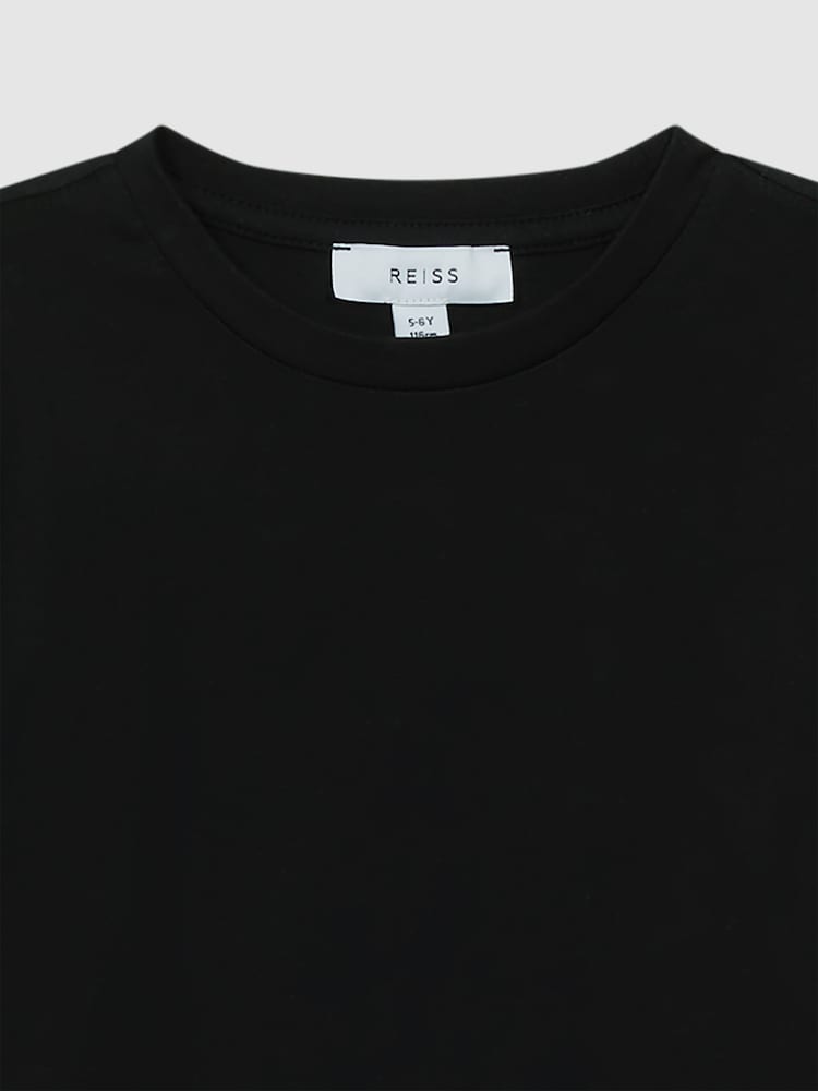 Reiss Black Bless 9-13 yrs Crew Neck T-Shirt - Image 4 of 4