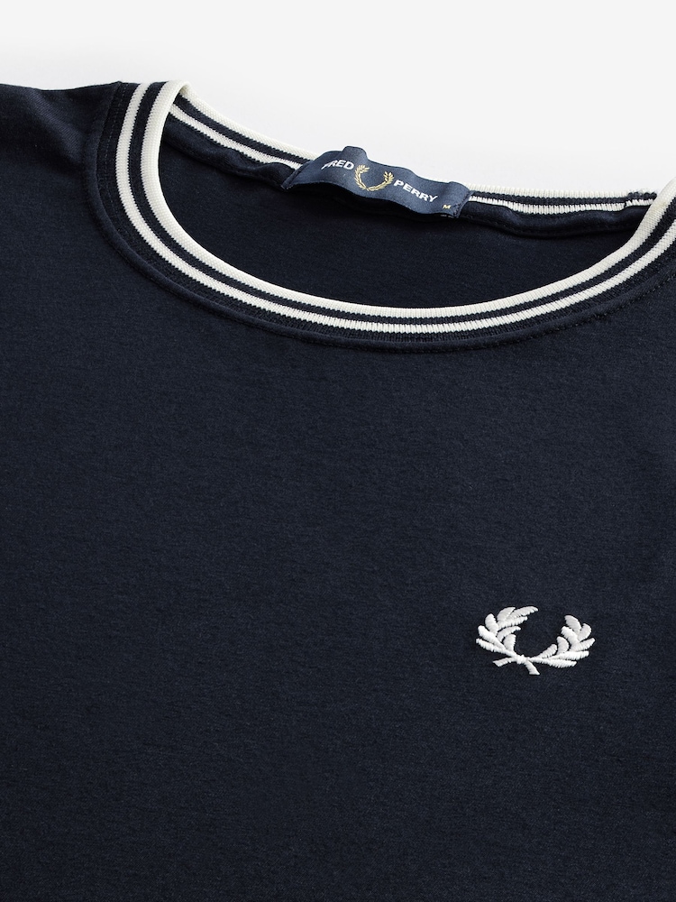 Fred Perry Twin Tipped Logo T-Shirt - Image 6 of 8