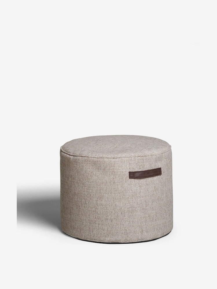 Mid Natural Pouffe With Handles - Image 4 of 5