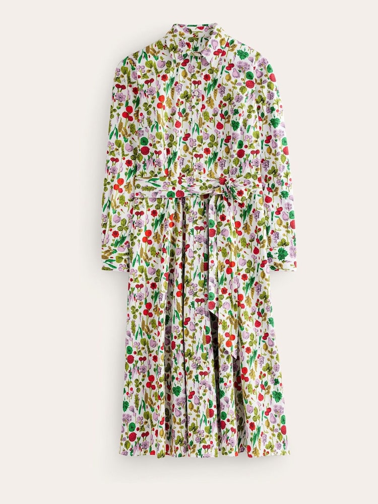 Boden Green Amy Cotton Midi Shirt Dress - Image 5 of 5