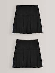 Schwarz, längerer Schnitt - Plissierte Schulröcke im 2er-Pack (3–16 J.) - Image 1 of 5