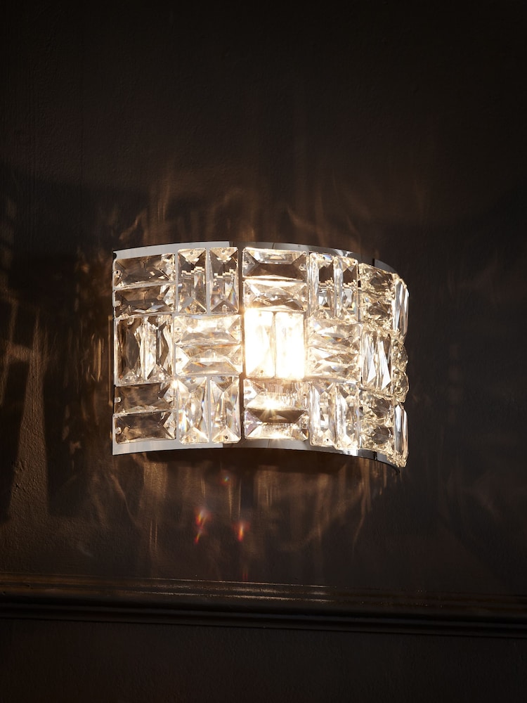 Chrome Alexis Wall Light - Image 1 of 9