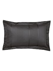 Bedeck Of Belfast Charcoal Grey 300 Thread Count 100% Cotton Mansa Oxford Pillowcase - Image 2 of 4