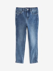 Mid Blue Denim Skinny Cropped Jeans - Image 4 of 5