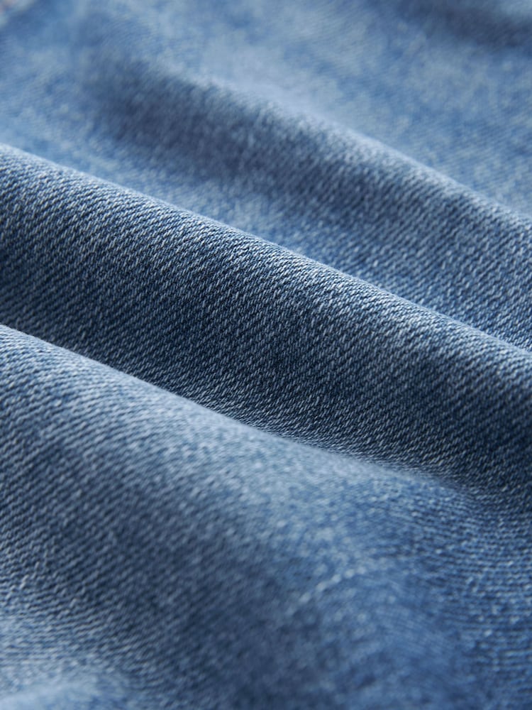 Mid Blue Denim Skinny Cropped Jeans - Image 5 of 5