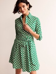 Boden Green Amy Cotton Short Shirt Dress - Image 1 of 5