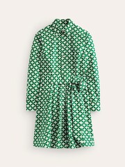 Boden Green Amy Cotton Short Shirt Dress - Image 5 of 5