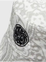 Pretty Green Grey Anchorage Paisley Bucket 100% Cotton Hat - Image 2 of 3