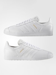 adidas Originals White Gazelle Trainers - Image 4 of 8
