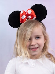 Peers Hardy Disney Minnie Mouse Red, Black & white Polka Dot Bow Headband - Image 1 of 3