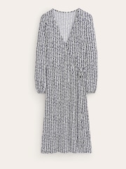 Boden Blue Joanna Jersey Midi Wrap Dress - Image 5 of 5