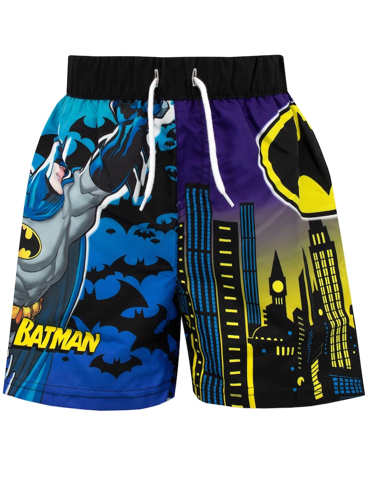 Character Silver Batman Swim Shorts - Image 1 of 2