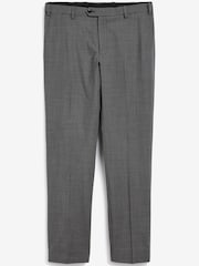 Grey Slim Slim Fit Signature Tollegno Motionflex Stretch Wool Puppytooth Suit: Trousers - Image 2 of 4