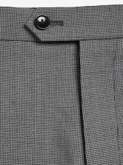 Grey Slim Slim Fit Signature Tollegno Motionflex Stretch Wool Puppytooth Suit: Trousers - Image 3 of 4