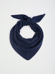 Friends Like These Navy Oversized Brushed Triangle Scarf - Image 4 of 6