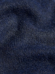 Friends Like These Navy Oversized Brushed Triangle Scarf - Image 5 of 6