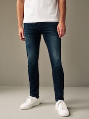 Blue Ink Skinny Fit Vintage Stretch Authentic Jeans - Image 1 of 10