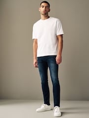 Blue Ink Skinny Fit Vintage Stretch Authentic Jeans - Image 2 of 10