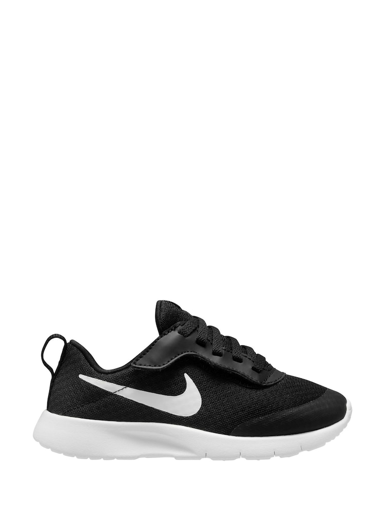 Nike Black/White Tanjun Go Easy On Junior Trainers - Image 1 of 8