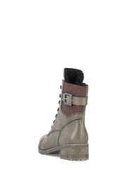 Rieker Womens Green Zipper Boots - Image 5 of 10