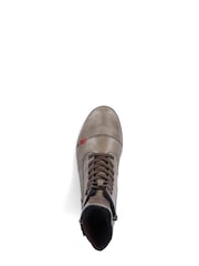 Rieker Womens Green Zipper Boots - Image 6 of 10
