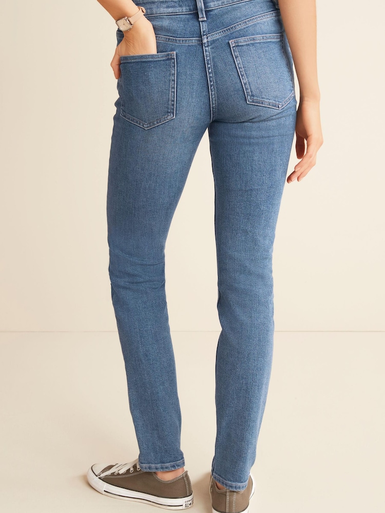 Mid Blue Denim Skinny Jeans - Image 2 of 5