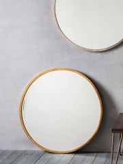 Gallery Home Gold Ashford Antique Large Round Mirror - Image 1 of 2