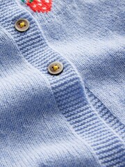 Boden Blue Chick Embroidered Cardigan - Image 3 of 3