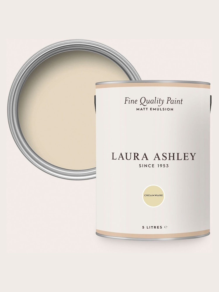 Laura Ashley Creamware Matt Emulsion 5LT Paint - Image 3 of 4