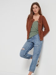 Green Khaki Slouch Vest - Image 4 of 6