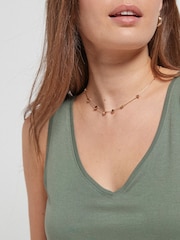 Green Khaki Slouch Vest - Image 5 of 6