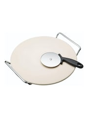 32cm Pizza Grigio pietra Stand & Cutter Set - Immagine 2 di 2