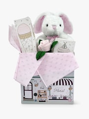 Babyblooms Pink 100% Cotton Bunny Welcome Baby Gift - Image 1 of 7