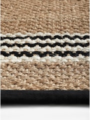 Natural Monty Stripe Jute Runner - Image 3 of 3