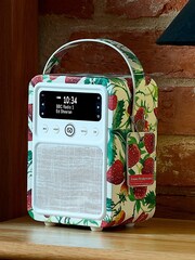 View Quest Red Emma Bridgewater Strawberries VQ Monty DAB Radio - Image 1 of 4