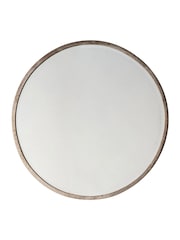 Gallery Home Silver Ashford Antique Large Round Mirror - Image 2 of 2