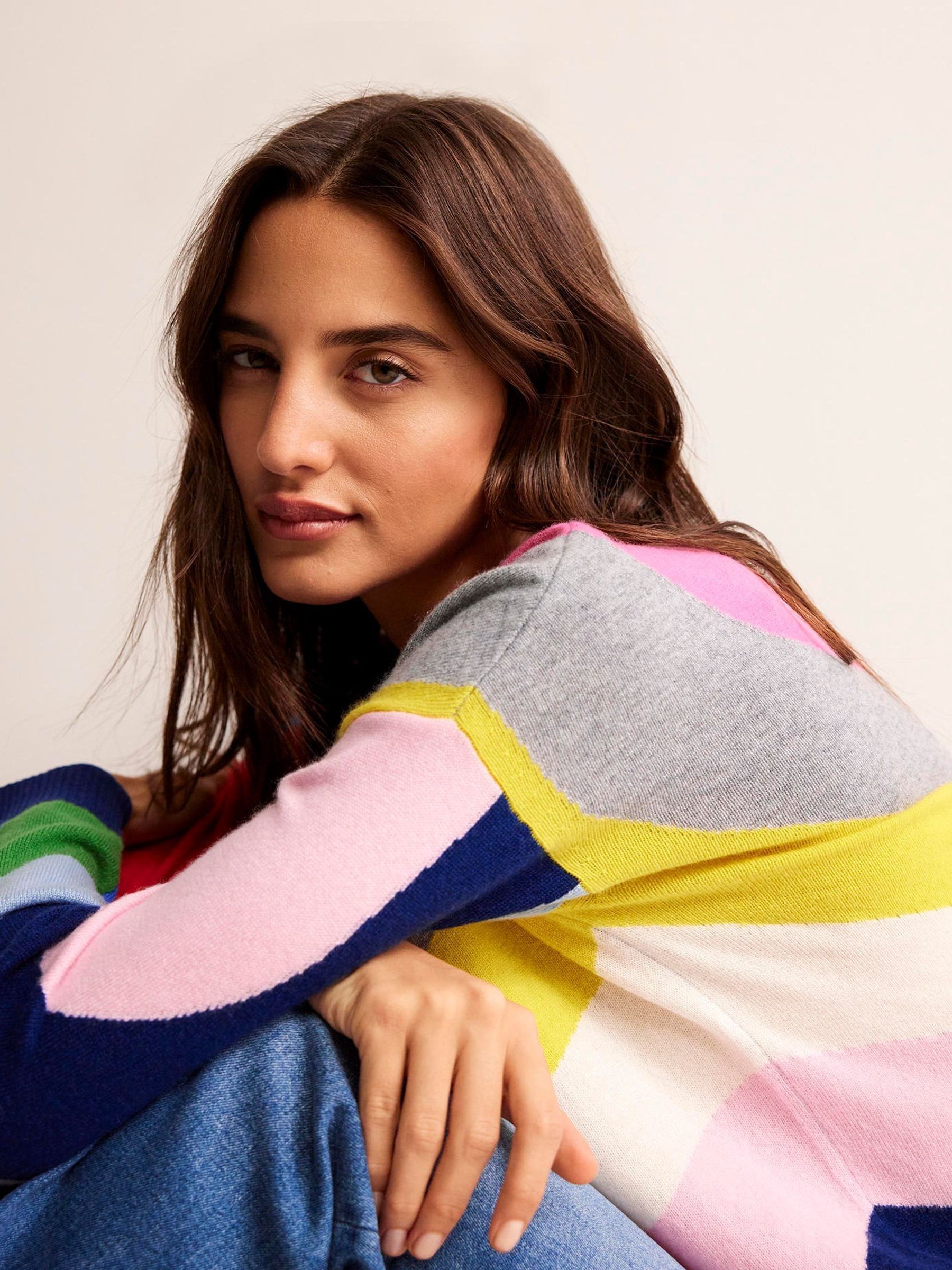 Buy Boden Multi Lydia Cashmere Jumper from Next USA
