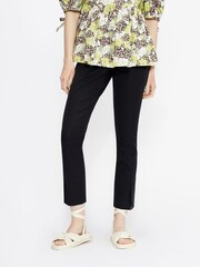 Ted Baker Black Ozete Split Front Detail Trousers - Image 2 of 4