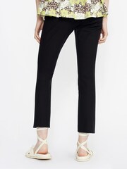Ted Baker Black Ozete Split Front Detail Trousers - Image 3 of 4