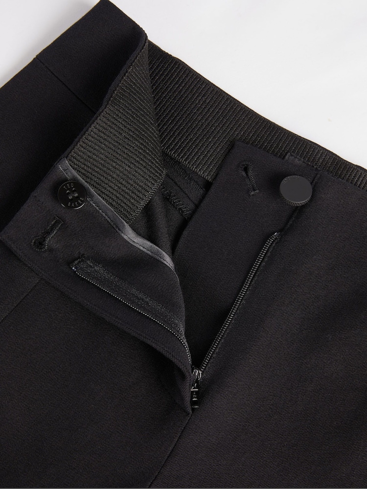 Ted Baker Black Ozete Split Front Detail Trousers - Image 4 of 4