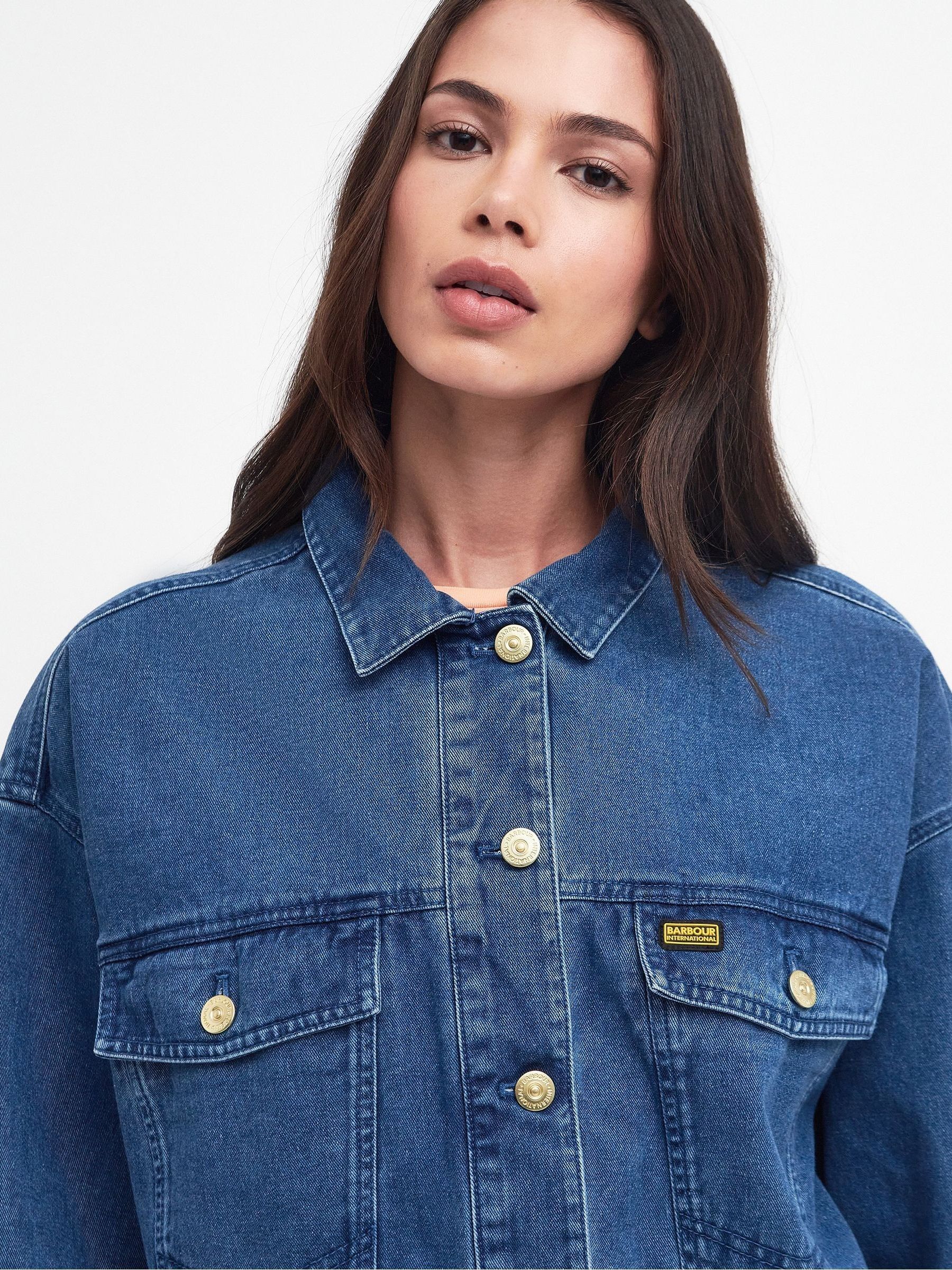 Barbour denim jacket deals