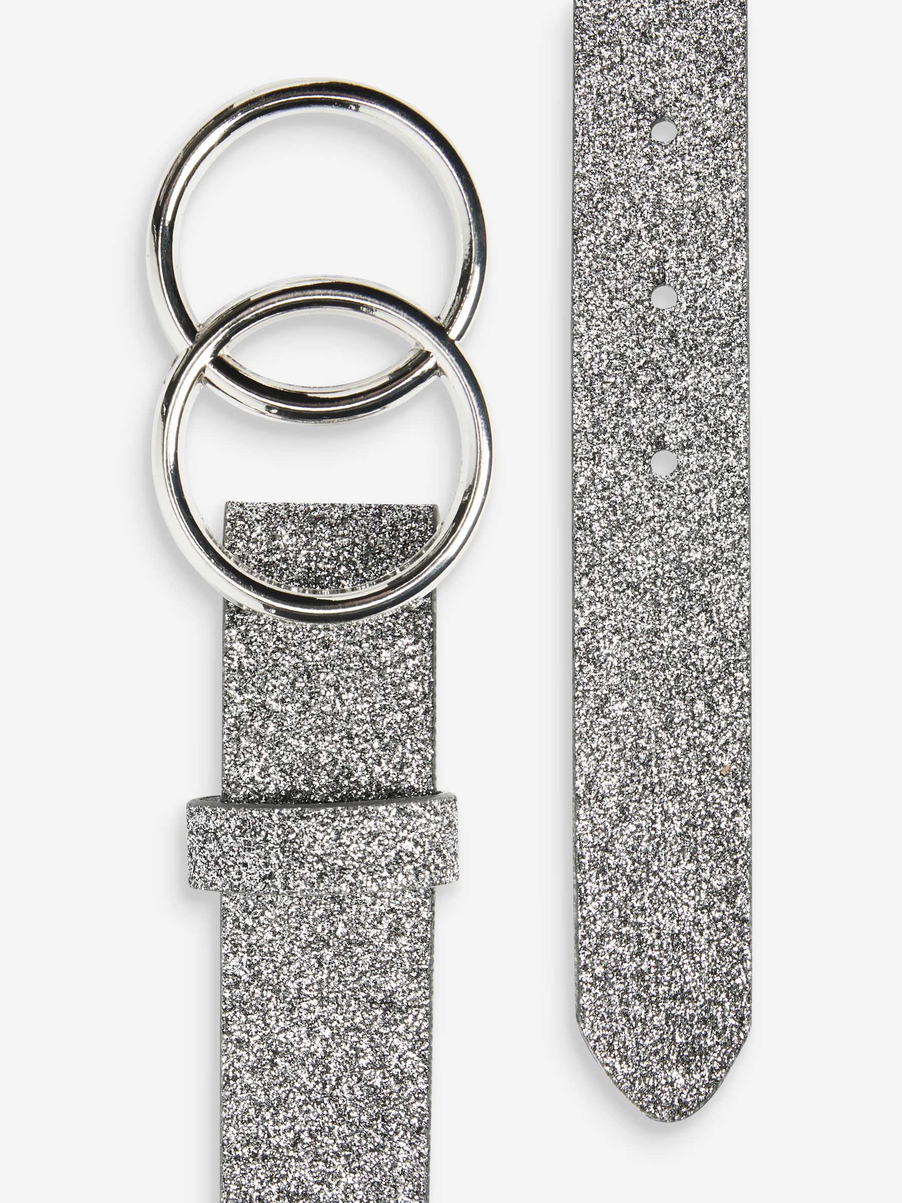 Ceinture pailletée argent 2025