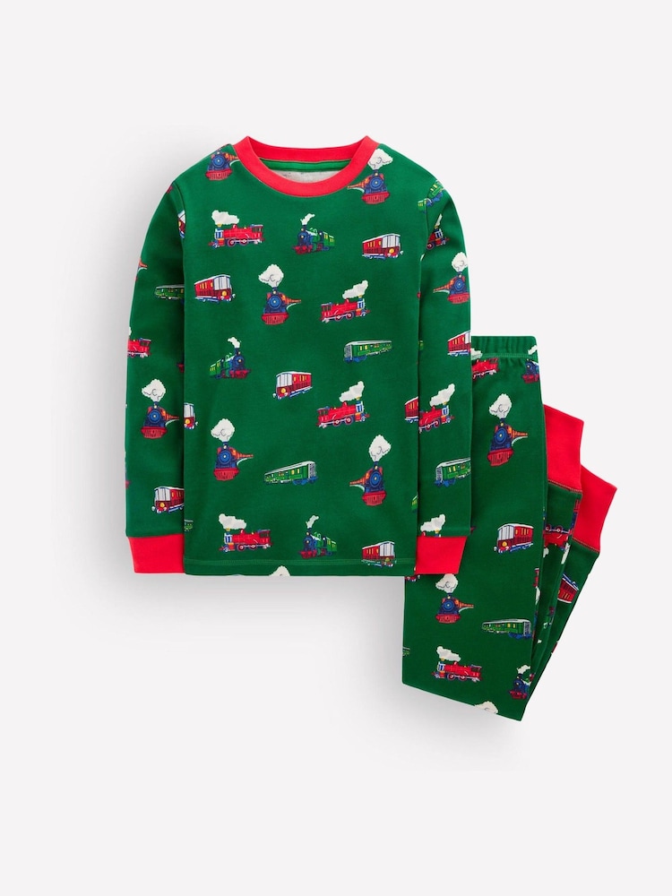 Boden Green Snug Long John Pyjamas - Image 1 of 3