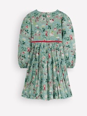 Boden Green Posie Twirly Woven Dress - Image 2 of 3