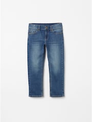 Polarn O. Pyret Blue Regular Fit Organic Cotton Jeans - Image 1 of 3