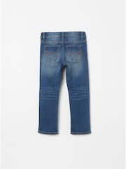 Polarn O. Pyret Blue Regular Fit Organic Cotton Jeans - Image 3 of 3