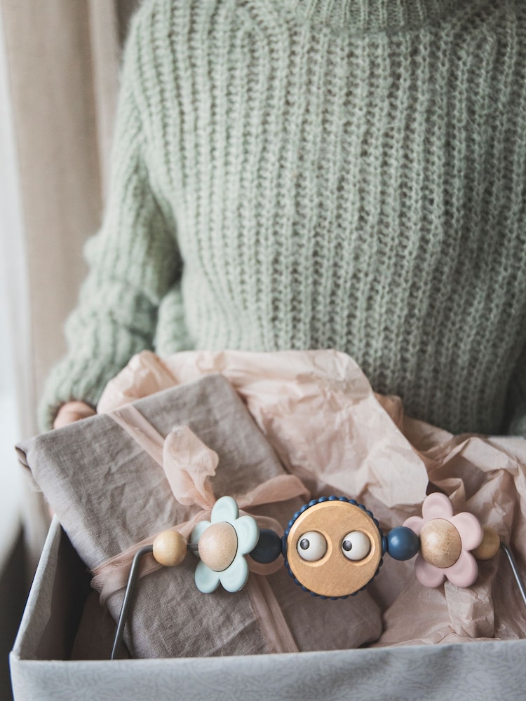 BabyBjörn Natural Toy for Bouncer Googly Eyes Pastels - Image 2 of 4 BabyBjörn Natural Toy for Bouncer Googly Eyes Pastels - Image 2 of 4