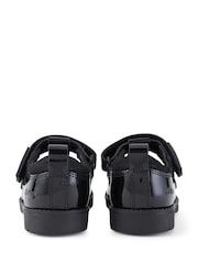Kickers Black Infants Lachly T-Bar Patent Leather School Shoes - Image 4 of 7